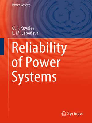 cover image of Reliability of Power Systems
